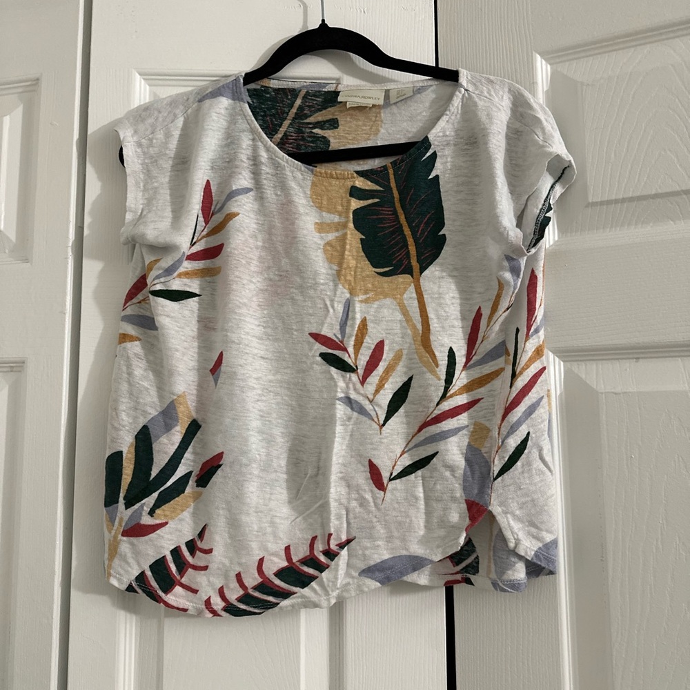Floral Print Women's Top - Multicolor